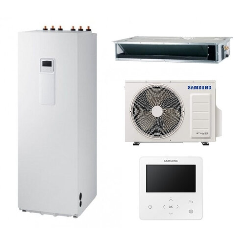 Aerotermia SAMSUNG ClimateHub TDM Plus 260L + Conducto Slim 2,8 kW