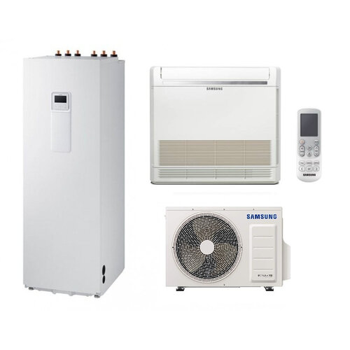 Aerotermia SAMSUNG ClimateHub TDM Plus - 260L + Consola Suelo 3,4 kW