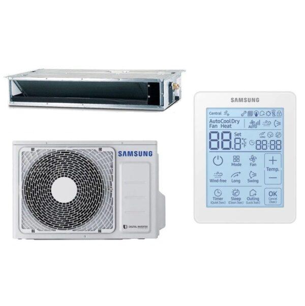 Aire Acondicionado SAMSUNG Conjunto 5 kW - Conducto Slim - Bomba Incluida - gsfclima.com